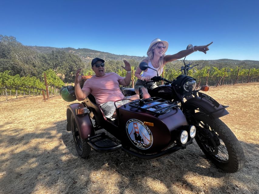 Napa Valley: Napa Valley Guided Sidecar Tour With 3 Wineries - Weather Considerations