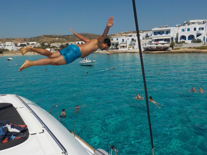 Naxos: Catamaran Cruise With Swim Stops, Food, and Drinks - Itinerary Changes