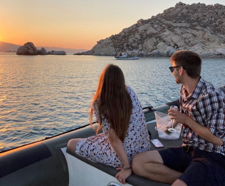 Naxos: Private Sunset Boat Tour With Fruit and Champagne - Booking Information