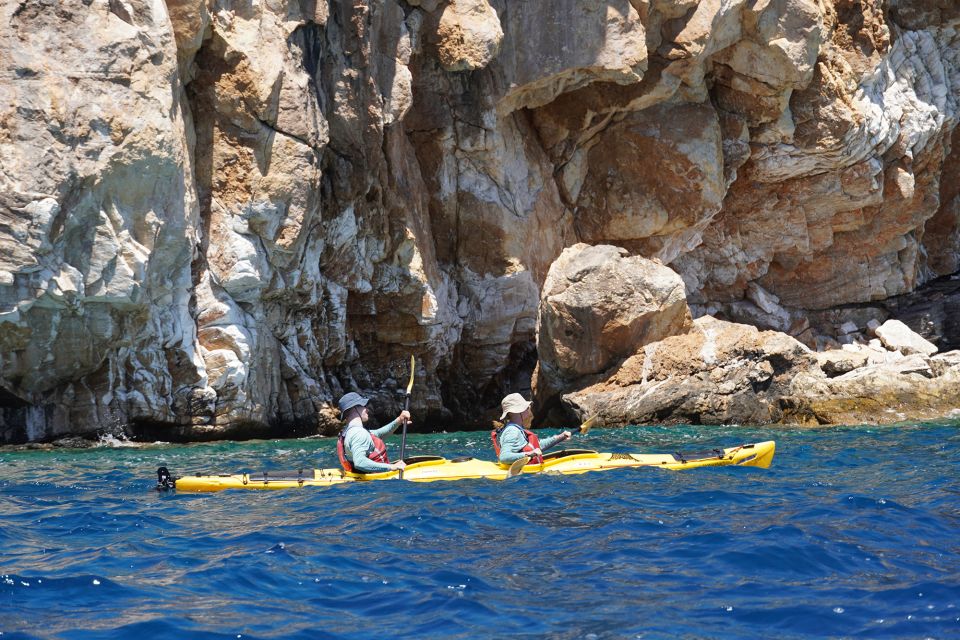 Naxos: Rina Cave Sea Kayak Tour With Snorkeling and Picnic - Kayaking and Exploring