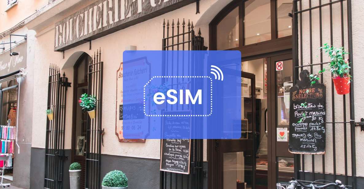 Nice: France/ Europe Esim Roaming Mobile Data Plan - Reliable Network Access