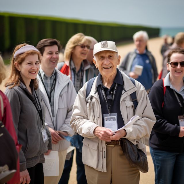 Normandy: Omaha Beach U.S. Cemetery Guided Walking Tour - Murals Depicting WWII Events