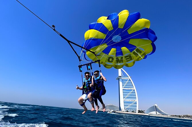 Parasailing in Dubai - Burj Al Arab View - Stunning Views