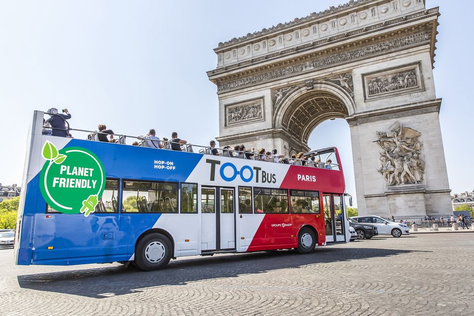 Paris: Tootbus Hop-on Hop-off Discovery Bus Tour - Audioguide Commentary