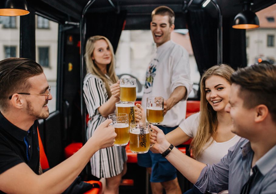 Prague: Airport Transfer Beer Party Bus With Unlimited Beer - Airport Transfer Details