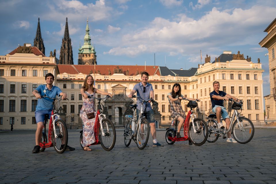 Prague: Small Group or Private E-Scooter Tour With Pickup - Pickup Option