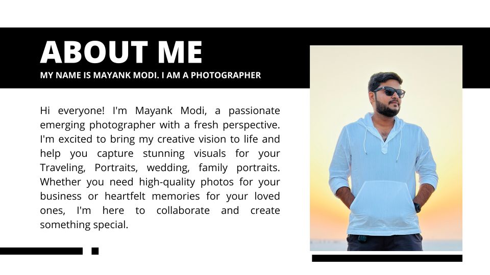 Professional Photoshoot With Mayank Modi - Booking and Payment Process