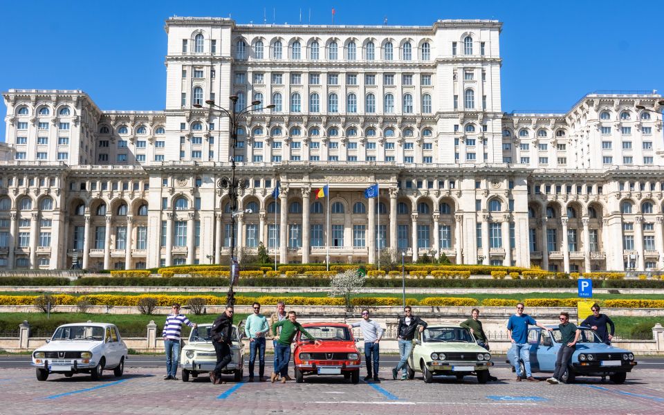 Romanian Vintage Car Driving Tour of Bucharest - 90min - Exploring City Landmarks