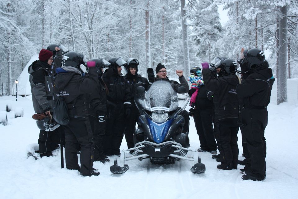 Rovaniemi: Husky & Reindeer Farm Visit With Snowmobile Ride - Exploring Santa Claus Village