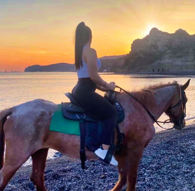 Santorini: 1.5-Hour Horseback Riding Tour on the Beach - Scenic Vineyards and Local Paths