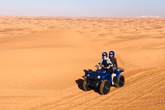 Self Drive Quad Bike in Open Desert With Sand Boarding and Camels - Quad Biking Adventure