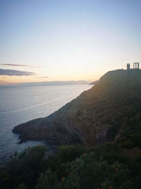 Sounio Temple of Poseidon Sunset By Athenian Riviera 4 H - Live Tour Guide and Audio