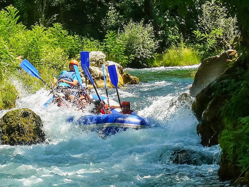 Split/Omiš: Cetina River Rafting With Cliff Jump & Swimming - Cetina River Rafting