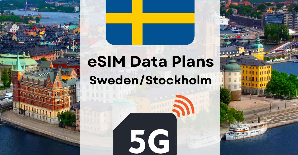 Stockholm: Example Internet Data Plan for Sweden 4g/5g - Data Packages