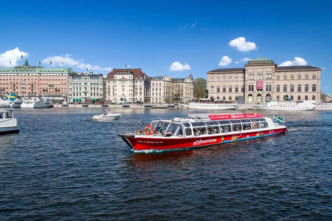 Stockholm Hop-On Hop-Off Boat - Meeting and Pickup Details