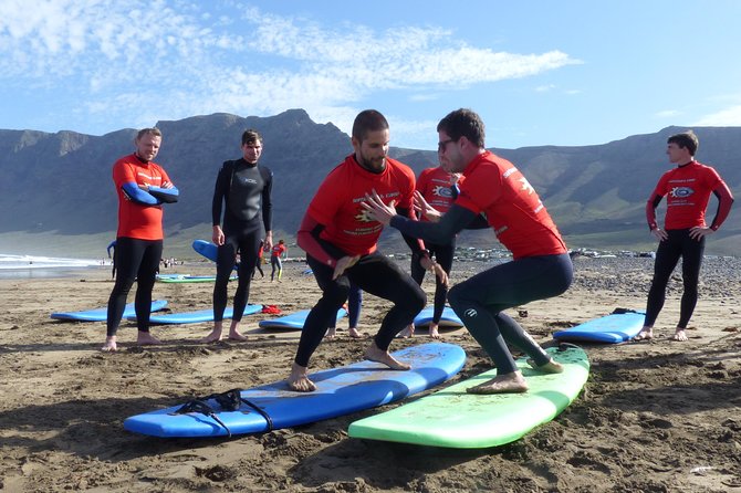 Surf Class in Famara 9:15 AM - 12:00 PM or 11:45 AM - 2:30 PM (2-Hour Class) - Getting to Famara