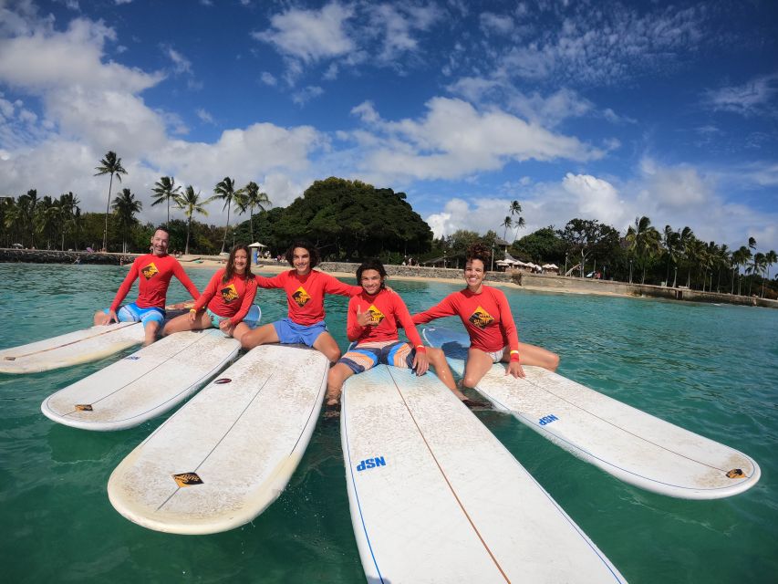 Surfing Lesson in Waikiki, 3 or More Students, 13YO or Older - Group Size and Ratio