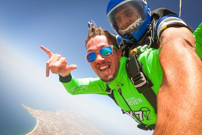 Tandem Skydiving 15,000ft - W/ Shuttle From Faro - Experience Details