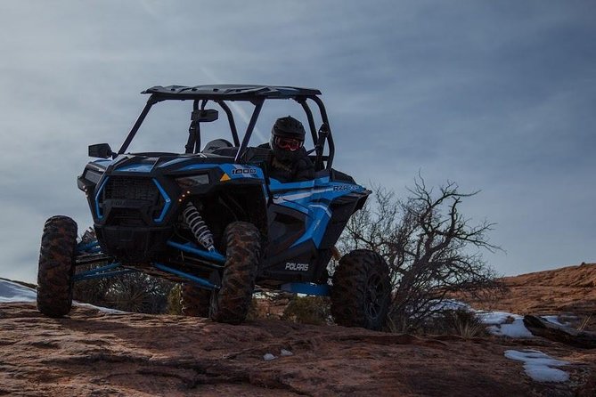 Thrilling Guided You-Drive Hells Revenge UTV Tour In Moab UT - Scenic Landscapes and Steep Inclines