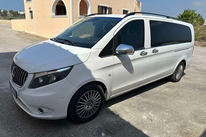 TRANSFERS Santorini PRIVATE Transfer - Vehicle Specifications