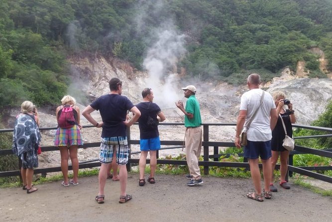 Trip to Soufiere: Volcano, Twin Pitons, Waterfall, Mud Bath & Botanical Garden - Door-to-Door Service