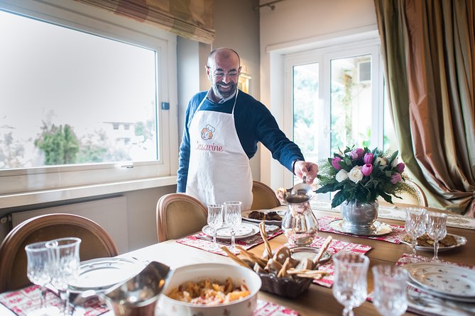 Typical Dining & Cooking Demo at Locals Home in Rome - Souvenirs and Extras