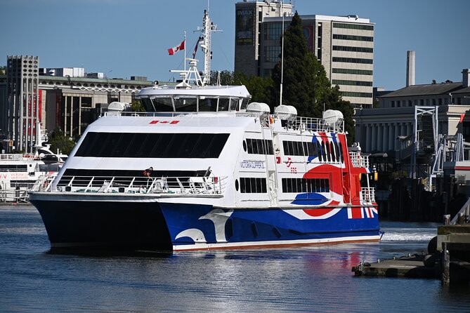 Victoria to Seattle High-Speed Passenger Ferry: ONE-WAY - Fare and Pricing