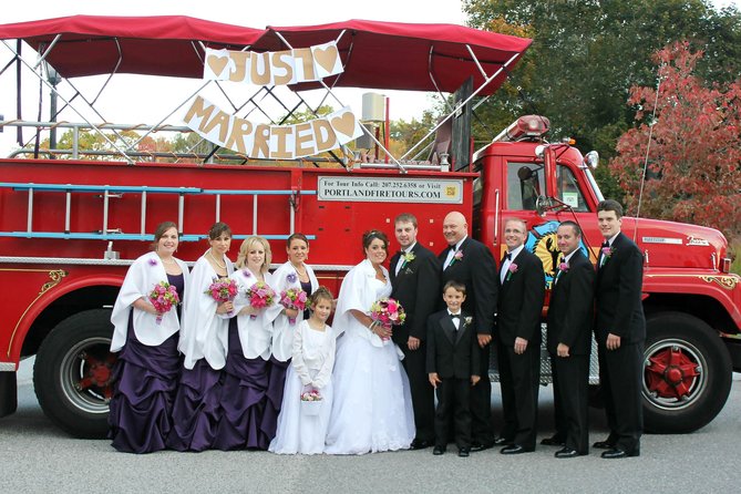 Vintage Fire Truck Sightseeing Tour of Portland Maine - Scenic Views and Maritime History