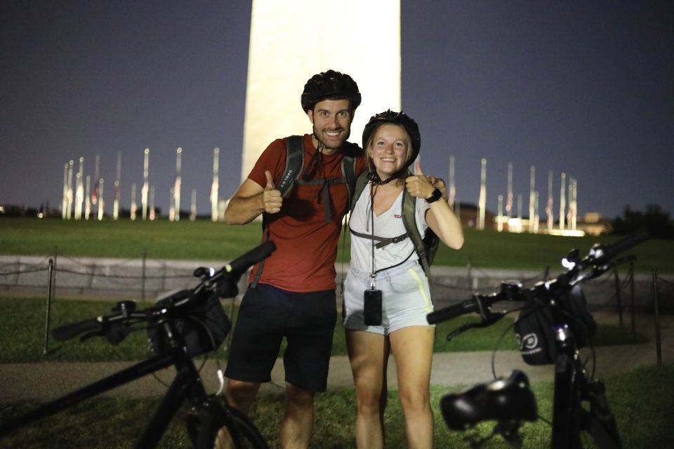 Washington DC Monuments by Night Bike Tour - Starting Point and Major Stops