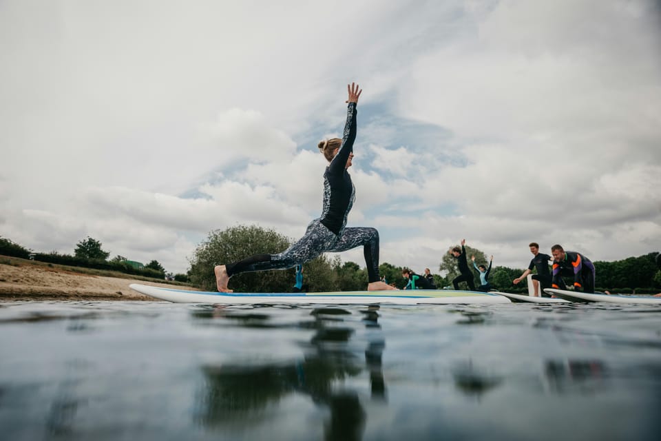 Yoga on the Stand Up Paddle Board at Salzburg Lakes - Meeting Point