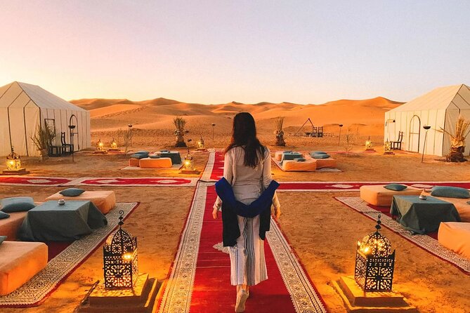 3 Day Sahara Desert Tour Marrakech To Merzouga & Luxury Camp - Luxury Desert Camp Stay