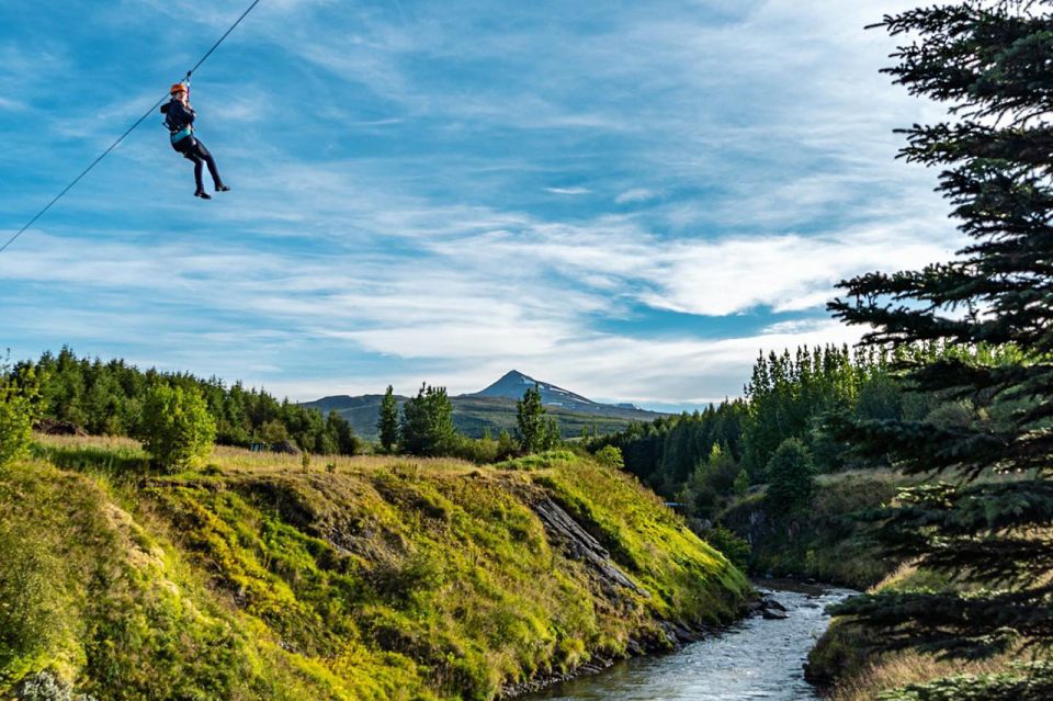 Akureyri: Zipline Tour - Inclusions