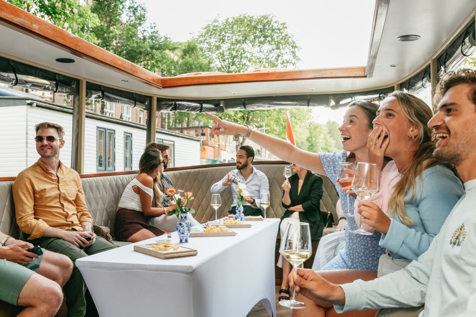 Amsterdam: Classic Boat Cruise With Cheese & Wine Option - Included Amenities and Extras