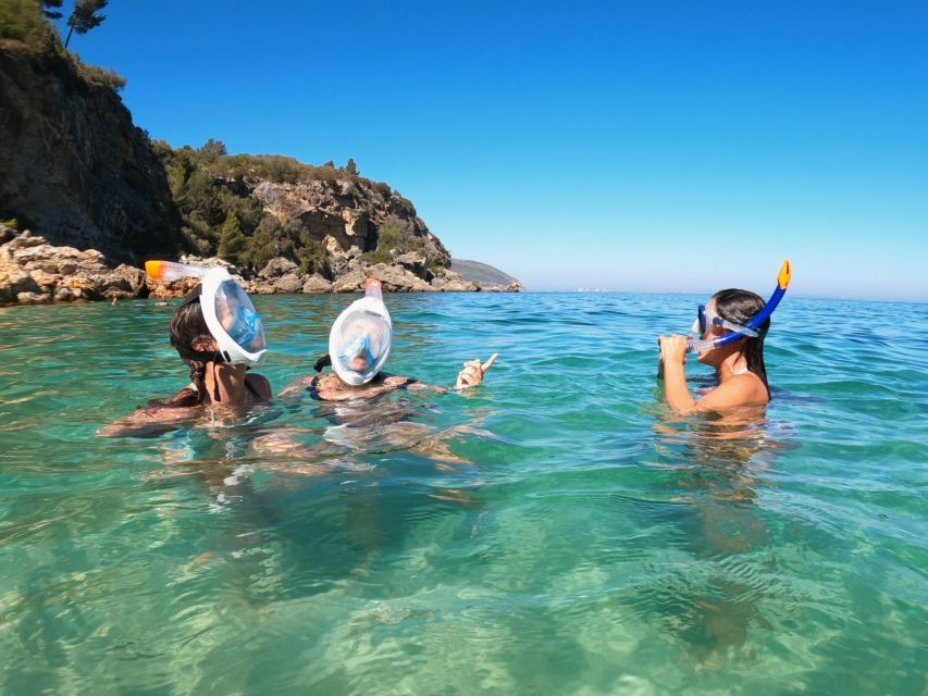 Arrábida: Kayak & Wild Beach Snorkeling With Pickup Option - Pickup and Drop-off