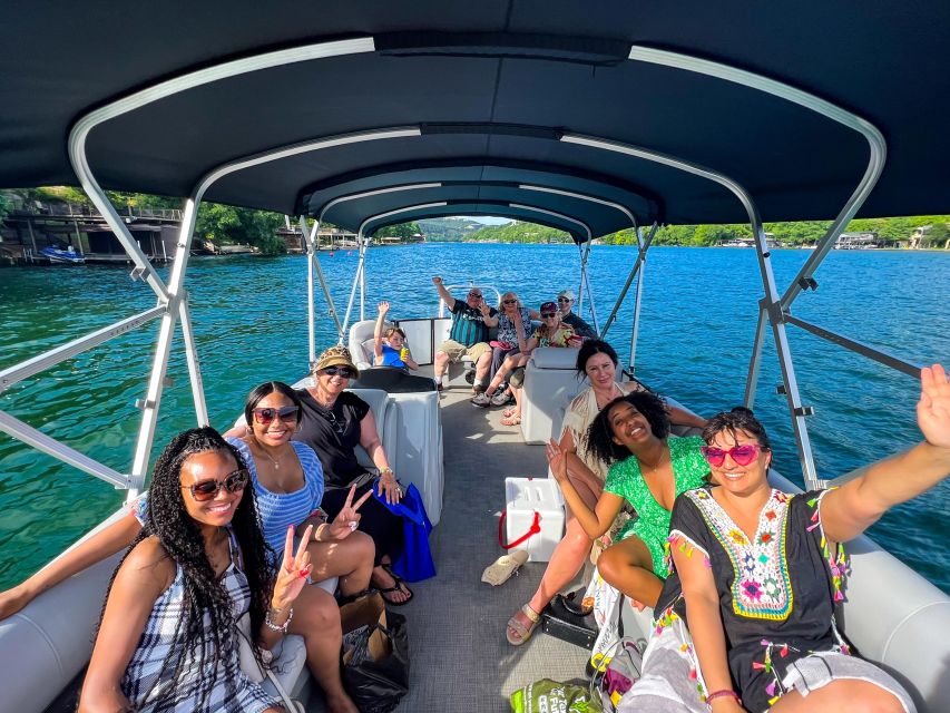 Austin: Lake Austin Guided Boat Tour With Full Sun Shading - Capturing Photos at Pennybacker Bridge