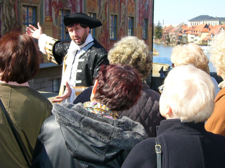 Bamberg: 1-Hour Theatrical Humor Tour With Costumed Guide - Tour Duration and Accessibility Details