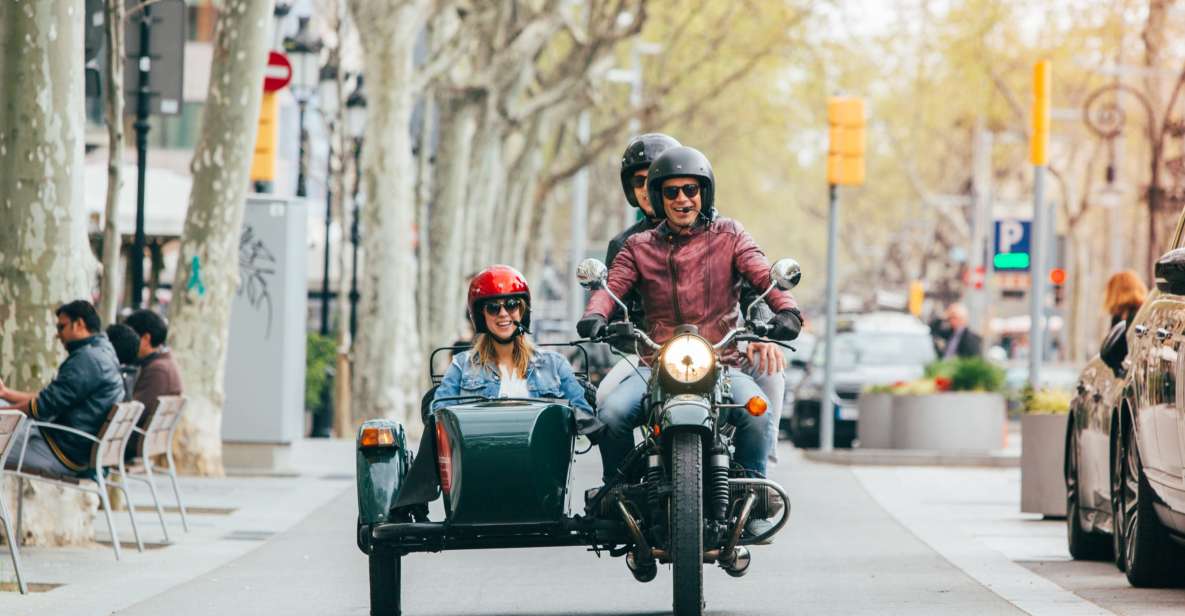 Barcelona: Half Day Tour on Sidecar Motorcycle - Exploring Barcelonas Landmarks