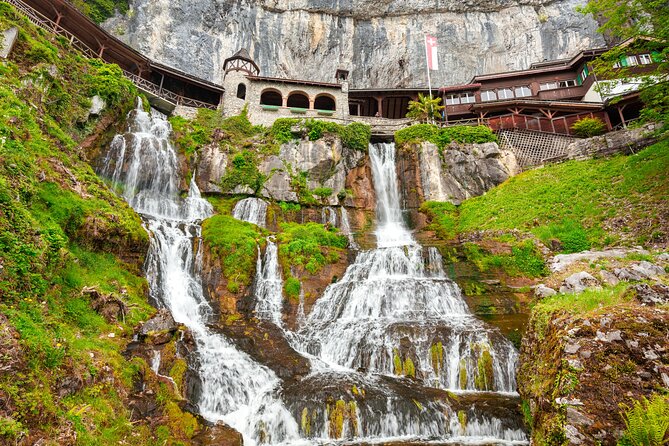 Beatus Caves, Panoramic Bridge, Nature Park Blue Lake and Lake Thun Cruise - Thun City Guided Orientation