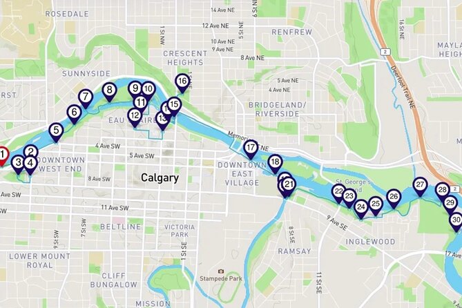 Bow River Trail: a Smartphone Audio Walking Tour - Self-led Smartphone Audio Tour Details