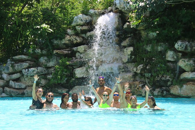 Buggy Ride, Cenote and Waterfall Pool at Bavaro Adventure Park - Refreshing Dip in the Waterfall Pool