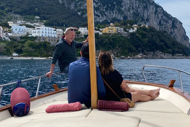 Capri Private Boat Tour From Capri (3 Hours) - Onboard Relaxation