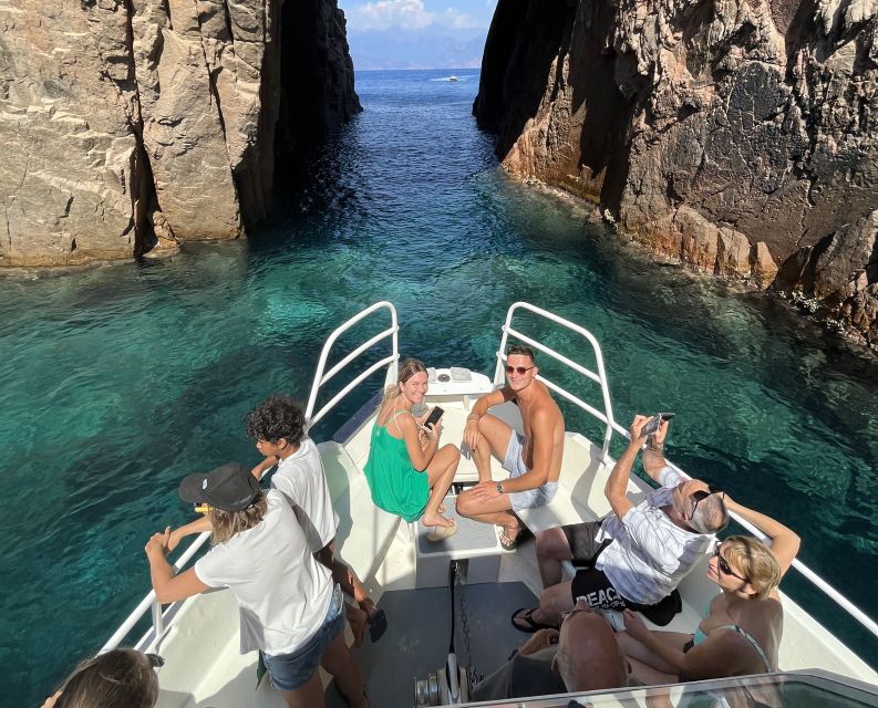 Cargèse: Calanques of Piana on a Family Boat - Capo Rosso Caves