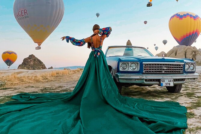 Classic Car Tour in Cappadocia - Admiring Fairy Chimney Formations