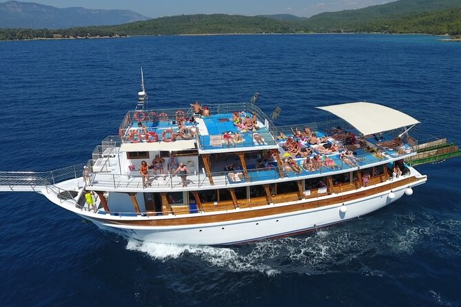 Cleopatra Island Boat Trip, Lunch and Soft Drinks Include ,From Marmaris - Hotel Pickup and Drop-off