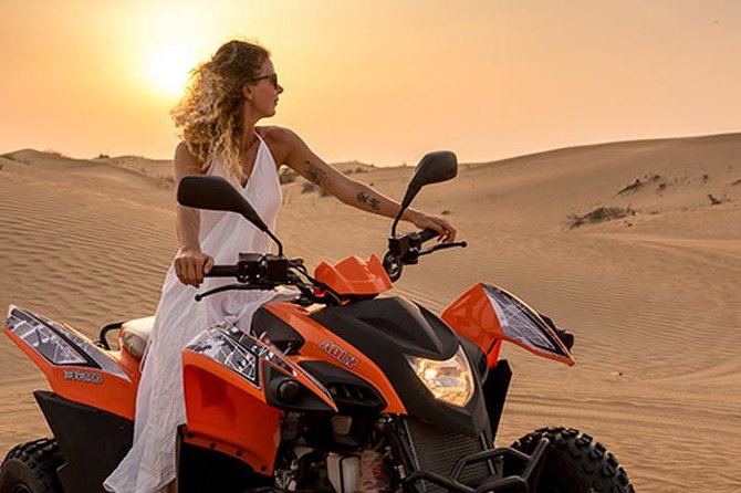 Desert Safari With BBQ Dinner, Quad Bike & Camel Ride From Dubai - Booking and Logistics