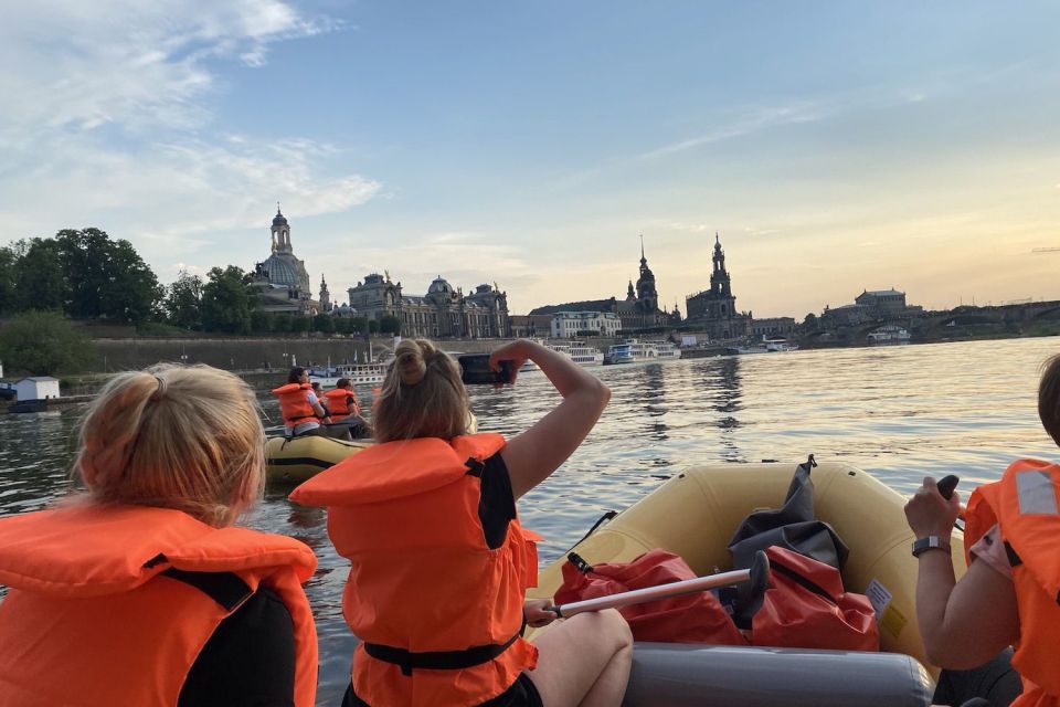 Dresden: Private Inflatable Boat Tour With Beer Garden Stop - Included in the Tour