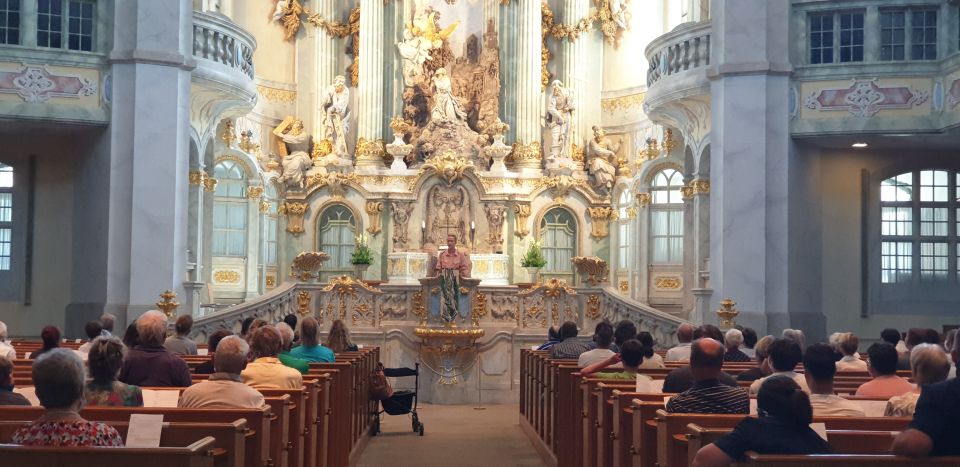 Dresden: Walking City Tour With Organ Music at Frauenkirche - Tour Details and Suitability