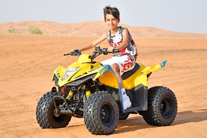 Dubai Desert Safari & Quad Bike Sand Board Camel Ride BBQ Dinner - Booking and Cancellation