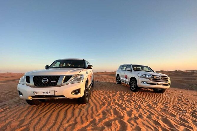 Dubai Premium Desert Safari With Dinner and Show Private 4x4 Car - Additional Information