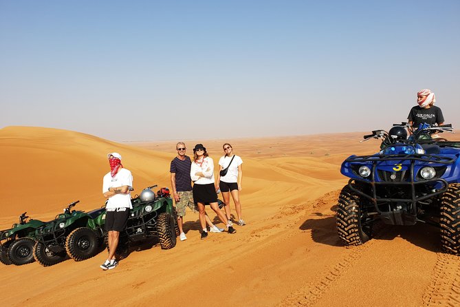 Dubai: Red Dune ATV, Sandsurf, Camels, Stargazing & Camp Dinner - Transportation Options